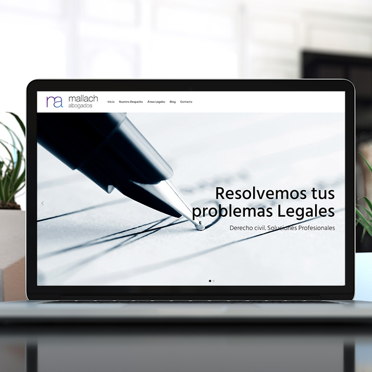 Diseño Web Mallach Abogados