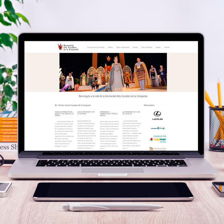 Página Web Germandat dels Cavallers de la Conquesta