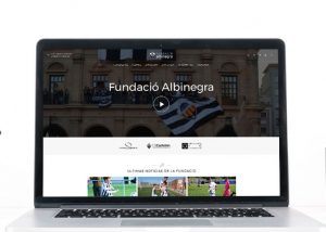 Página web Fundación Albinegra