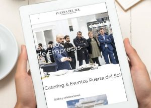 Pagina web catering eventos Puerta del Sol