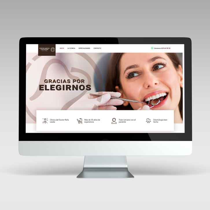 Página web dental clinic Ibiza