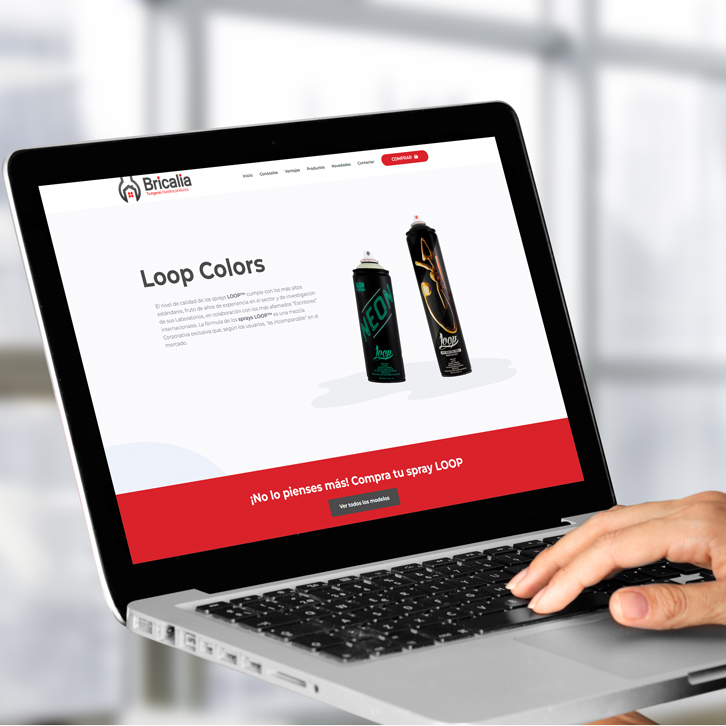 Diseno pagina web loopsrays