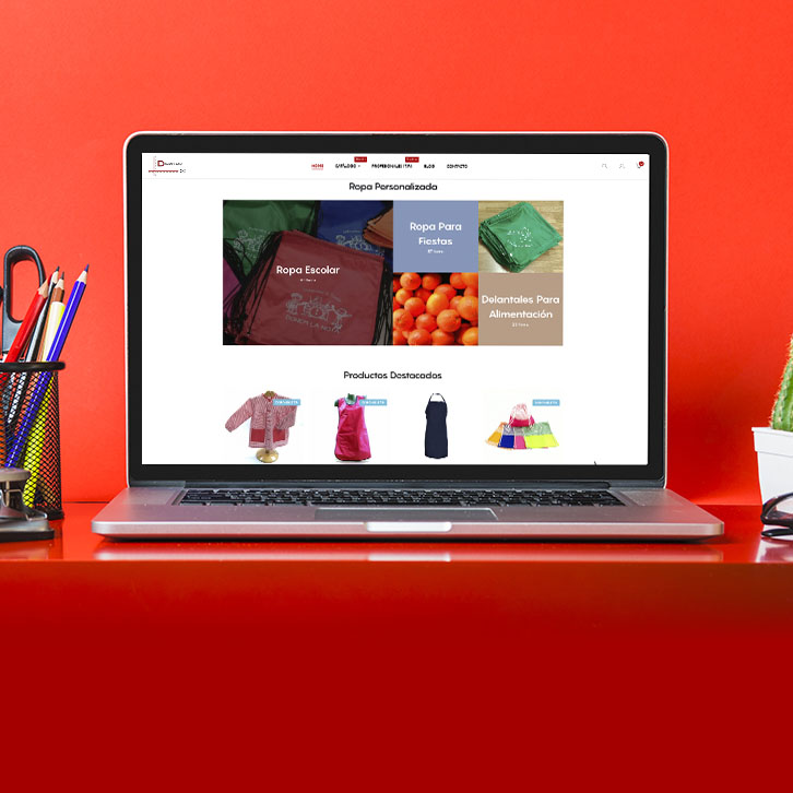 diseño tienda online dismitor