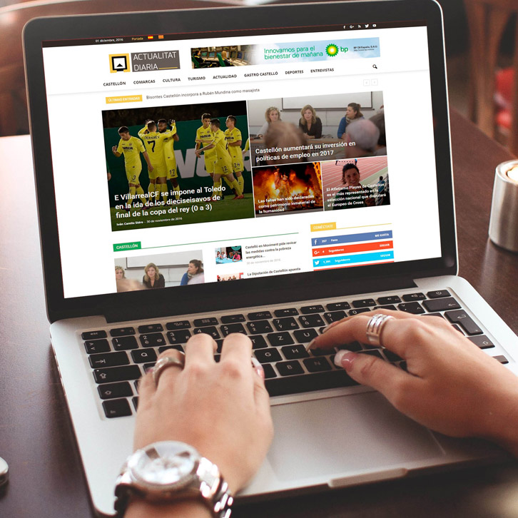 diseño web de diaria castellon
