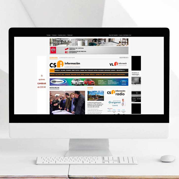 Pagina web Diario Digital Castellón