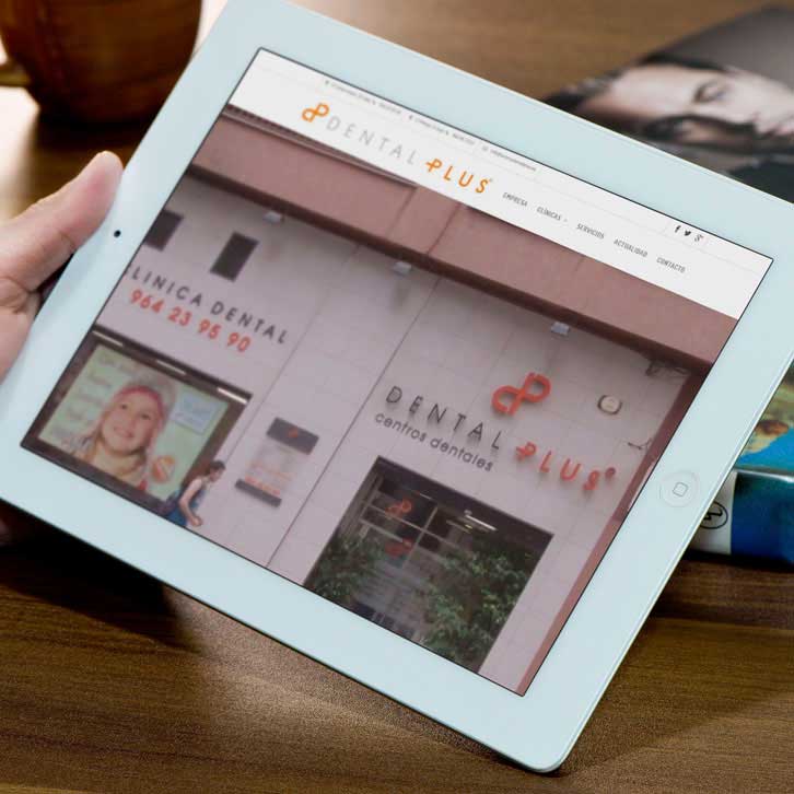 diseño web dentalplus castellon