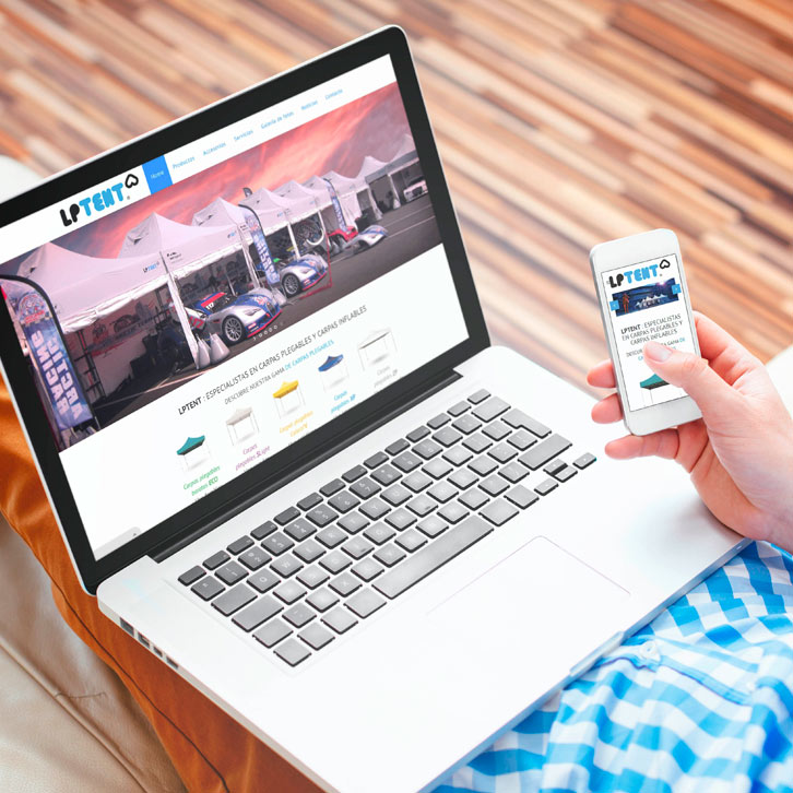 diseño web de Ibérica LPTENT