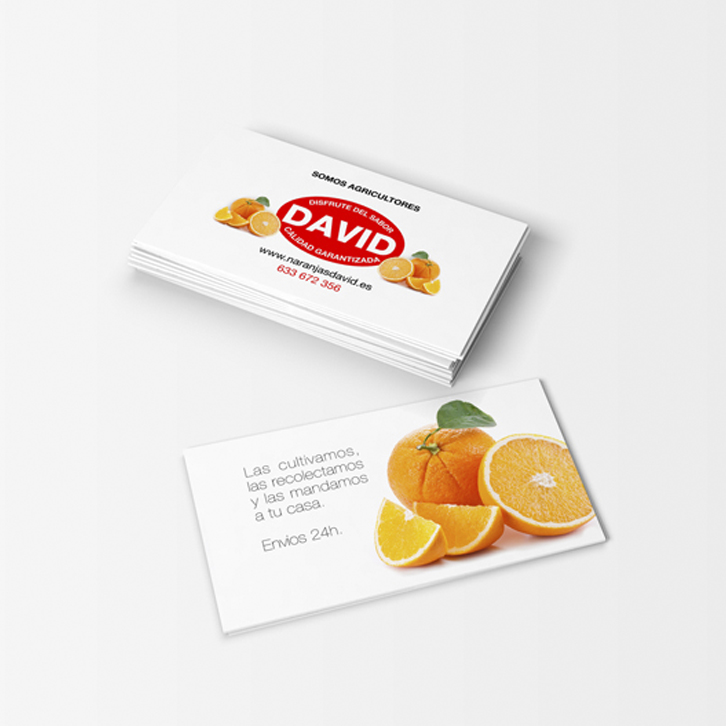 Diseño Gráfico Naranjas David