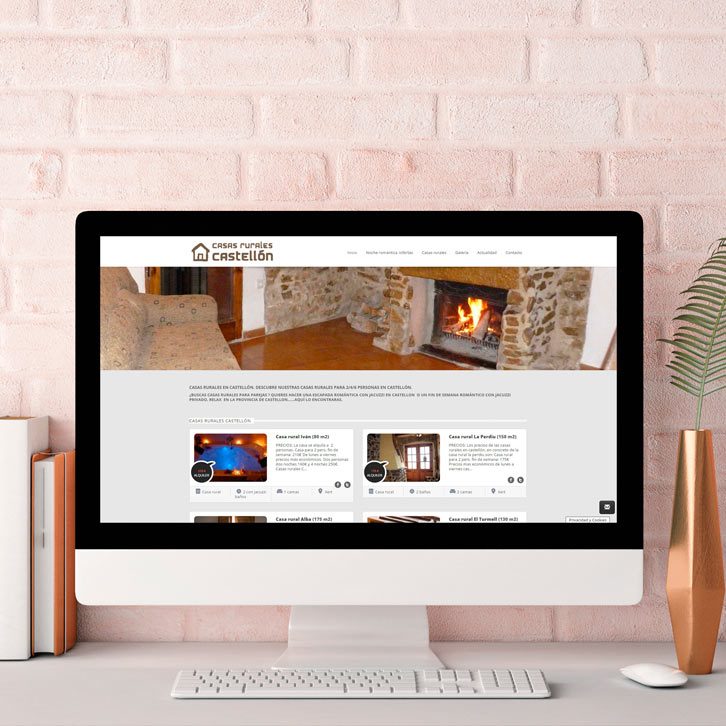 Pagina web Casas Rurales en Castellon