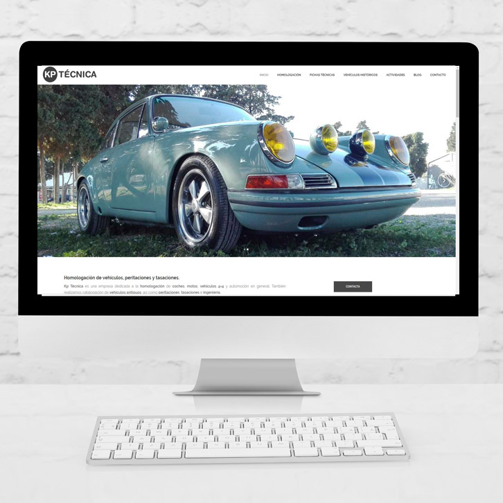 diseño web de KpTécnica