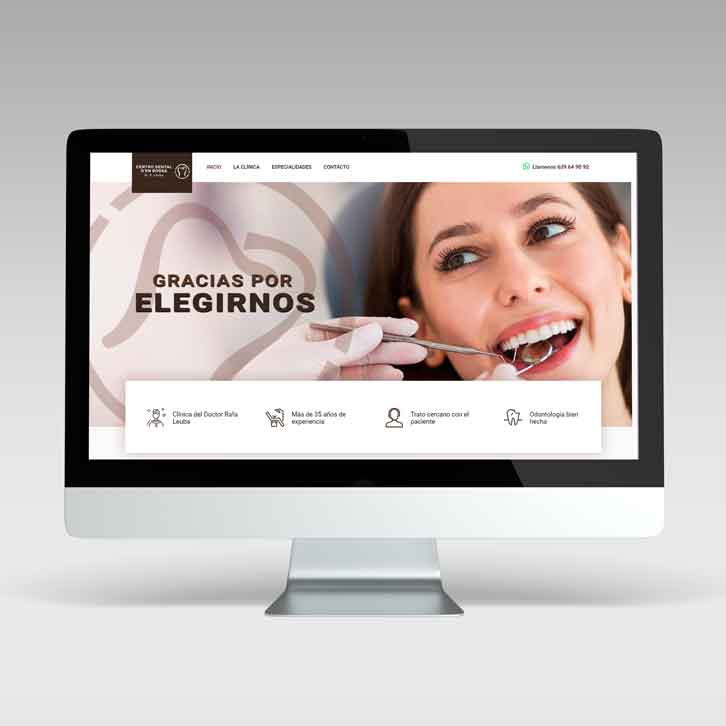 pagina web dental clinic ibiza