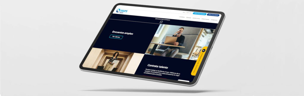 Grupo Noa's diseño web